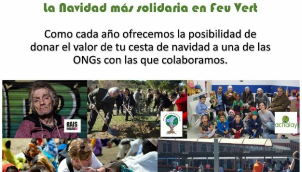 ¡La Navidad solidaria de la Fundación Feu Vert!