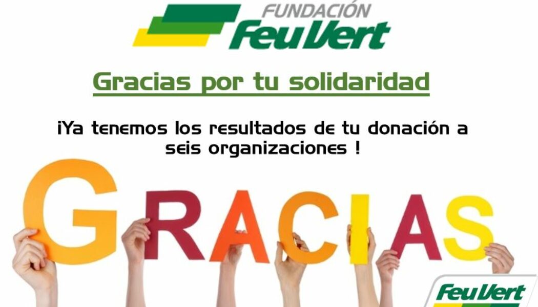 ¡LA NAVIDAD 2019 SOLIDARIA DE LA FUNDACIÓN FEU VERT!