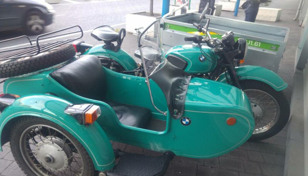 Sidecar vintage BMW en Leganés (084)