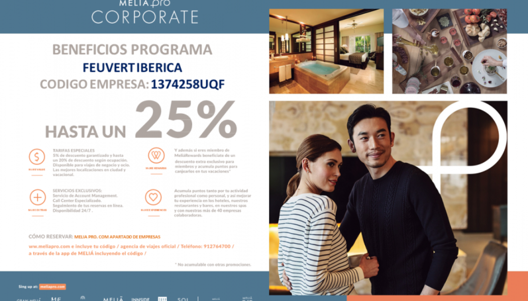 Descuentos en los Hoteles Meliá