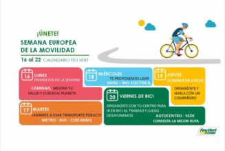 Nuestro calendario de la #EUROPEANMOBILITYWEEK