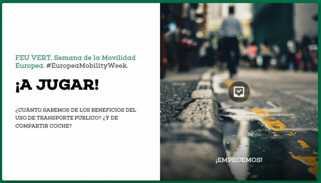 Semana de la Movilidad Europea: ¡Juega con nosotros!