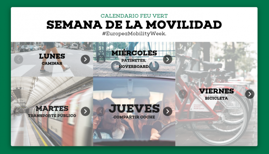 Recomendaciones Feu Vert para la semana de la movilidad