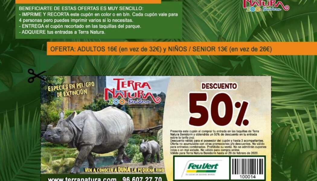 Disfruta de Terra Natura Benidorm con descuento