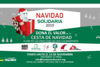 ¡LA NAVIDAD 2019 SOLIDARIA DE LA FUNDACIÓN FEU VERT!