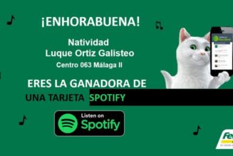 ¡Ya tenemos la ganadora del concurso Spotify!