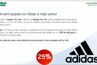 ¡Descuento Adidas para ti!