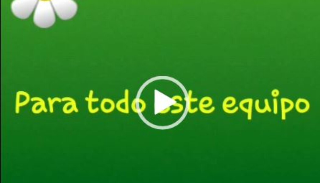 Un homenaje a todo el equipo de Santander