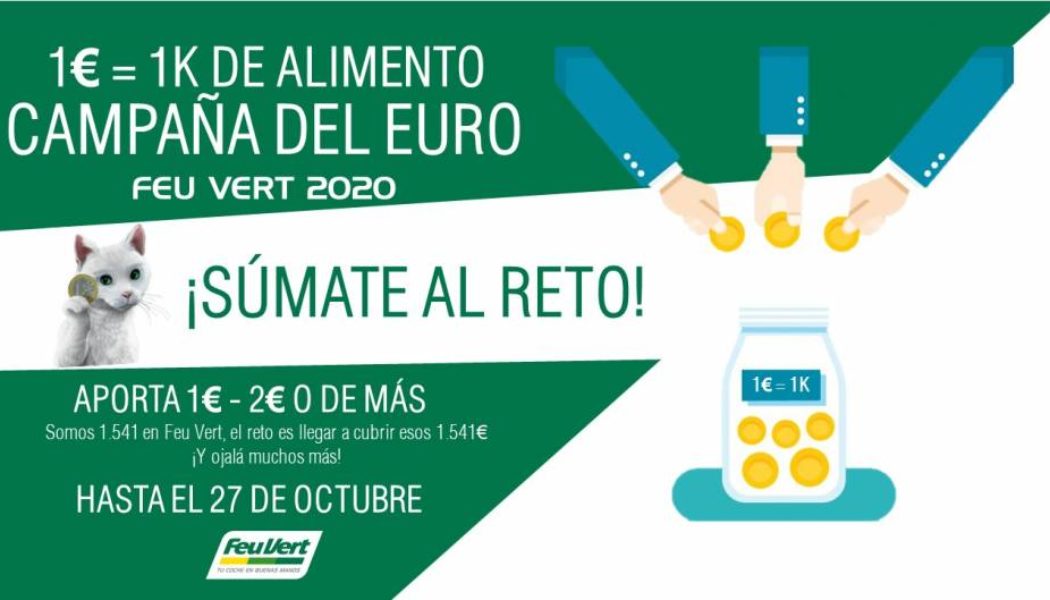 1€ = 1k de alimento Ponemos en marcha la “Campaña del euro”