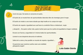 ¡DESPIERTA! – Por Lola Galán
