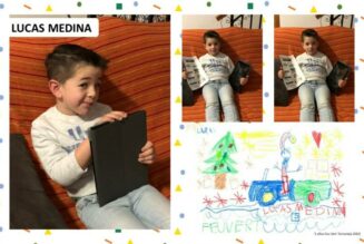 Lucas Medina ¡Ganador del Concurso de Pintura Infantil de Navidad!