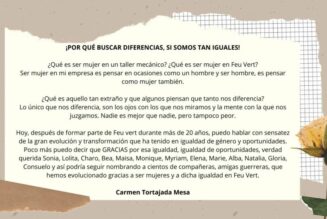 ¡POR QUÉ BUSCAR DIFERENCIAS, SI SOMOS TAN IGUALES! -Por Carmen Tortajada