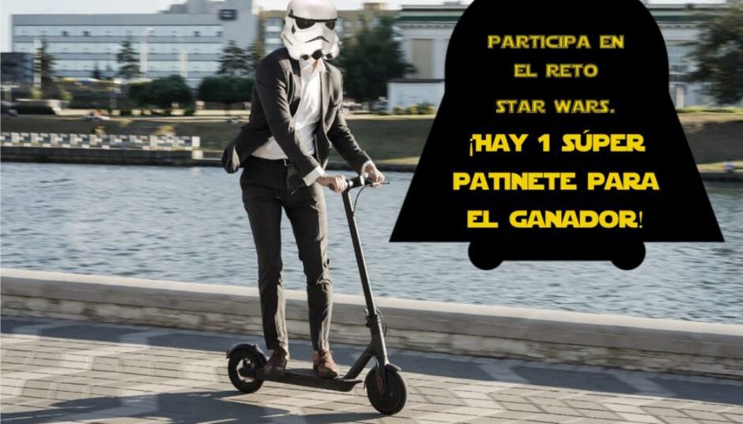 ÚNETE AL RETO STAR WARS Y GANA UN ESPECTACULAR PATINETE ELÉCTRICO