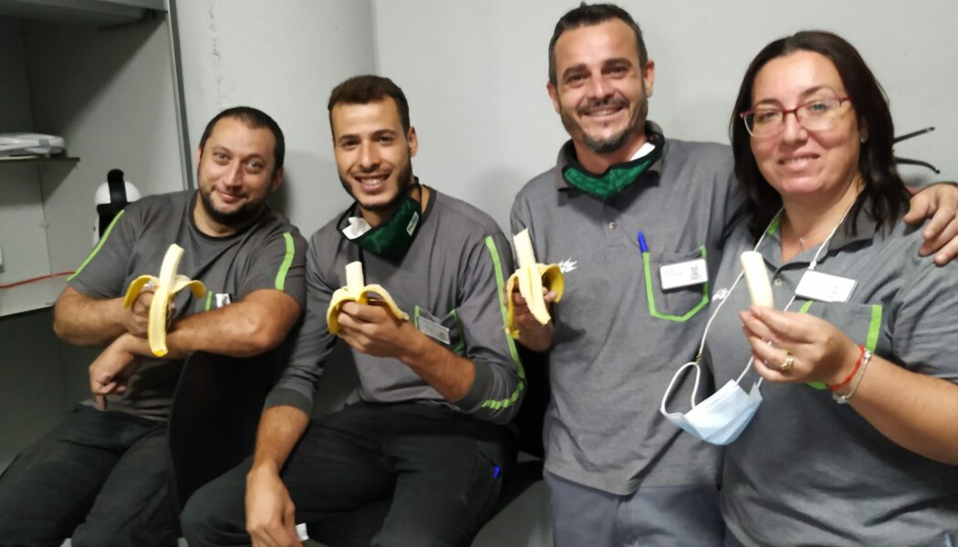 Trabajadores y trabajadoras de Feu Vert donan 1.400€ a #UnPlátanoPorLaPalma