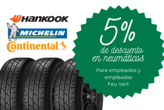 Descuento del 5% en neumáticos