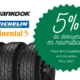 Descuento del 5% en neumáticos