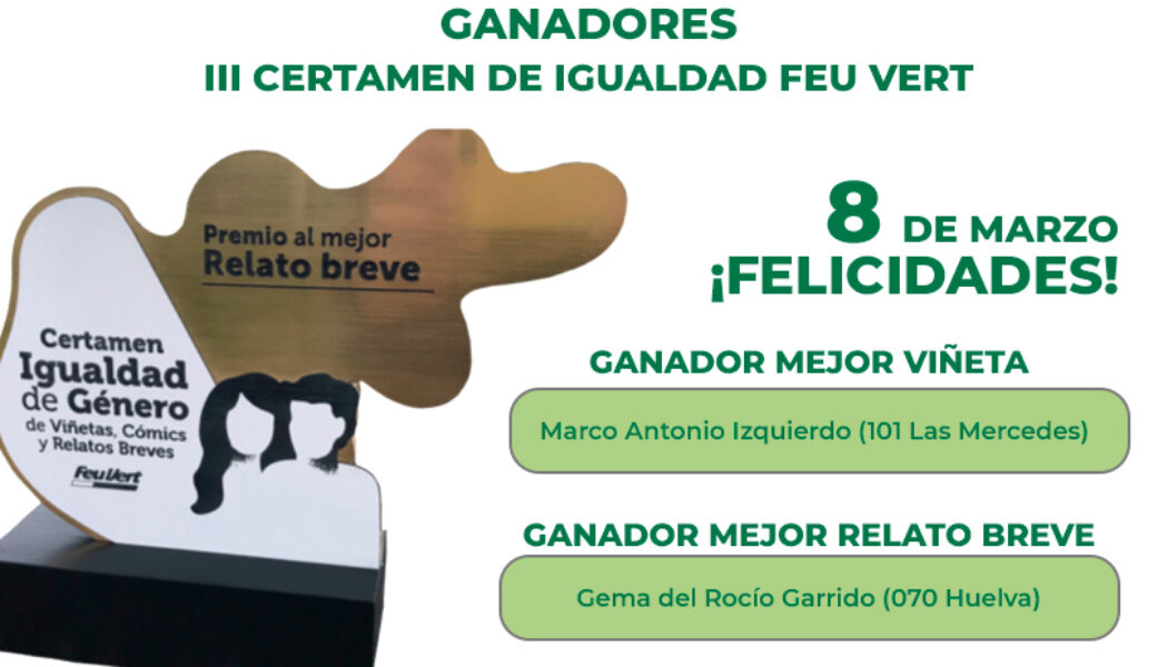 Premiados III Certamen de Igualdad Feu Vert