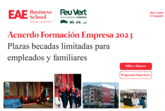 ¿Te gustaría estudiar un postgrado? Acuerdo formativo con EAE Business School