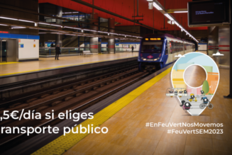 Durante la #FeuVertSEM2023, nos movemos en transporte público