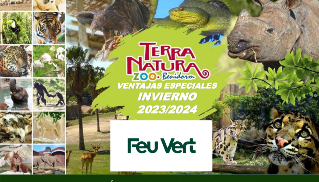 ¡Visita Terra Natura Benidorm a un precio especial con Feu Vert!