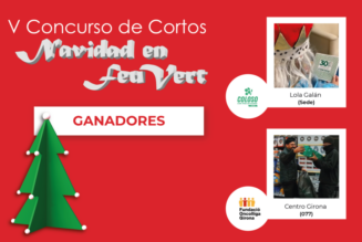 Fundación Oncolliga Girona y Coloso Con Pies De Barro reciben una donación navideña gracias al concurso de cortos Feu Vert