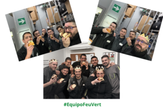 ¡El centro de Vicar disfruta del roscón de Reyes en equipo!