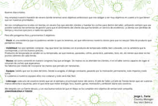 Jorge L. Faria: Hoy empieza nuestro maratón de verano