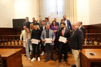 Graduación del VI Título en Gestión de Empresas de Mantenimiento de Vehículos (Feu Vert–FGUSAL) en la  Universidad de Salamanca