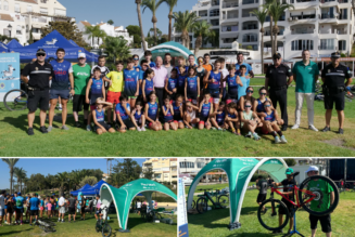 Primer taller de bicis en las playas de Roquetas
