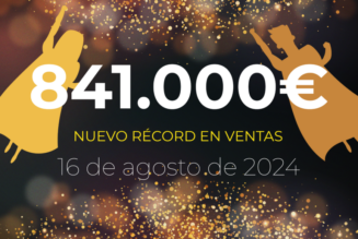 ¡No paramos! ¡Nuevo récord en ventas: 841.000€!