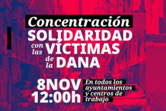 Recomendaciones sobre el paro solidario con los damnificados de la DANA