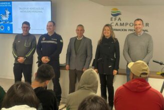 Taller práctico sobre uso responsable de vehículos de movilidad personal para el alumnado de FP