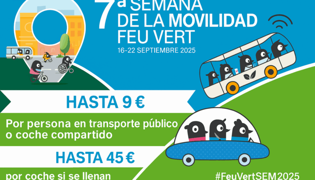 ???????????? Ayudas a la movilidad sostenible entre el 16 y 22 de septiembre
