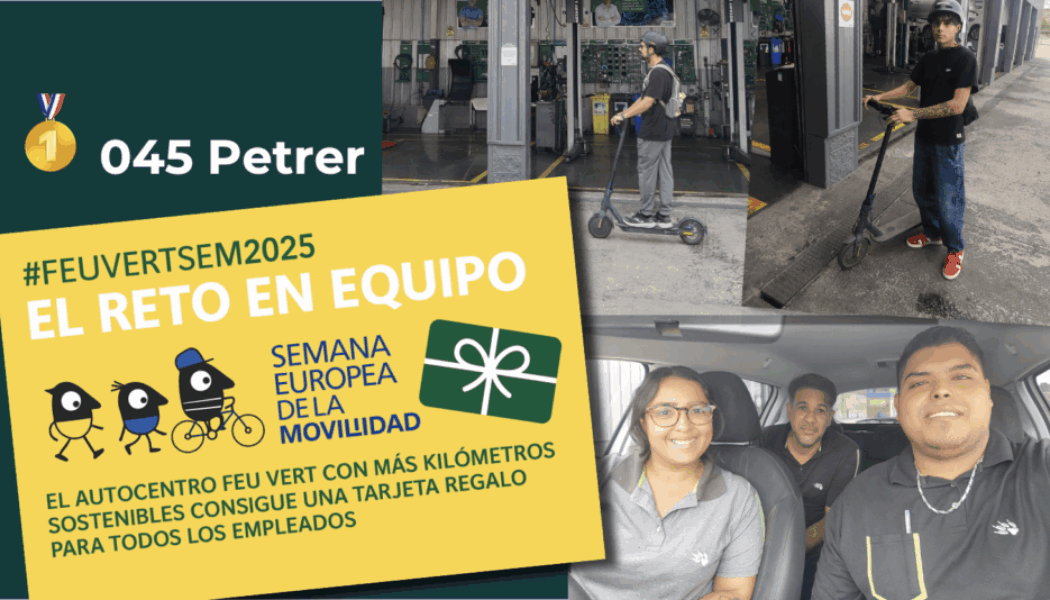 ???? 045 Petrer, centro ganador del reto colectivo de la Semana Europea de la Movilidad 2025