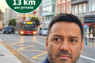 Alejandro suma otros 13 km al reto de 005 Coruña: ya van por 50 km al día