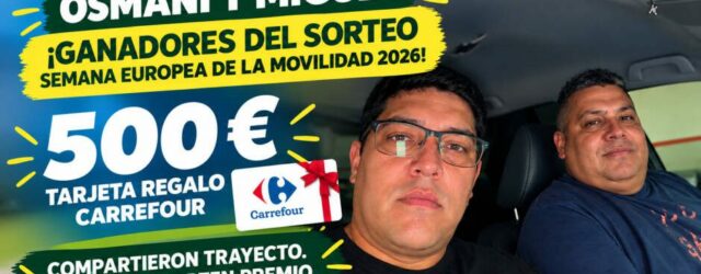 🎁 Osmani y Miguel comparten trayecto. Y ahora comparten también premio
