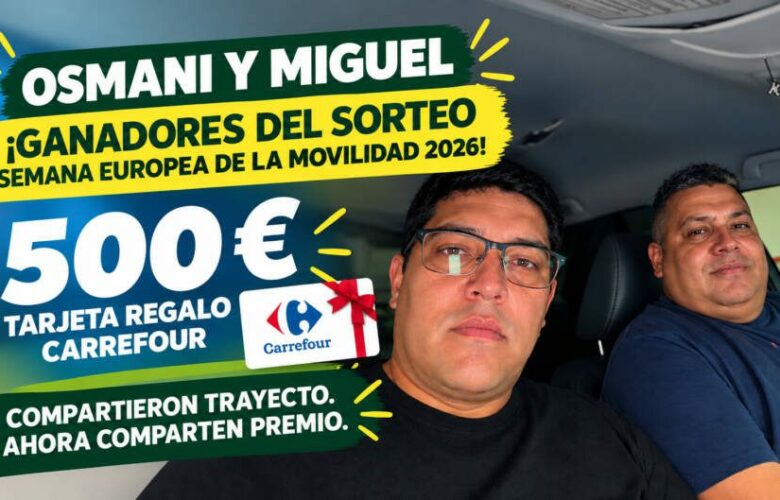 🎁 Osmani y Miguel comparten trayecto. Y ahora comparten también premio