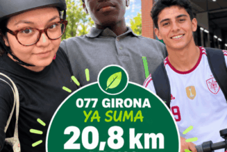 077 Girona suma 20,8 kilómetros diarios al reto de la SEM
