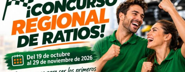 ¡Nuevo Concurso Regional de Ratios! Cuatro retos y premios para todo el equipo